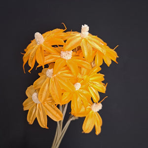 Hand Made Flowers - Daisy Orange