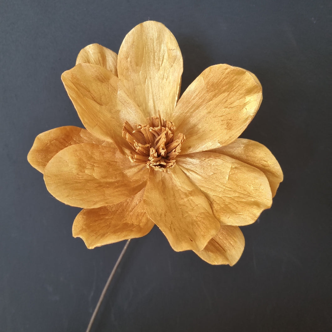 Sola Flower- Large Magnolia Flower - Gold