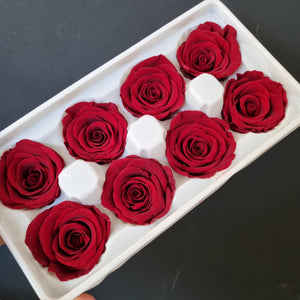 Wedding Rose Heads - Dark Red