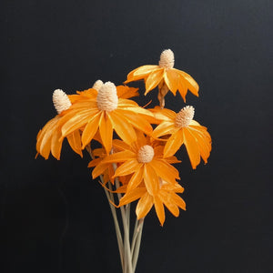 Hand Made Flowers - Daisy Orange