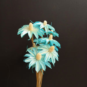 Hand Made Flowers - Daisy Teal