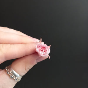 Micro Rose Heads - Baby Pink